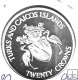 Monedas - America - Islas Turks and Caicos - 80 - 1992 - 25 coronas - onza plata
