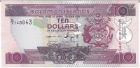 Billetes - Oceania - Islas Salomon - 27 - S/C - 10 Dolares - num ref:748843