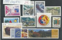 Andorra - Correo Francés - Años completos - Año 1999