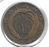 Monedas - Africa - Congo - 1 - 1961 - franco - Region Katanga