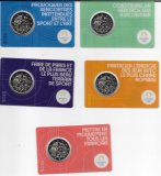 Monedas - Euros - 2€ - Francia - SC - Año 2022 - Pack 5 monedas - JJOO Paris 2024