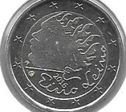 Monedas - Euros - 2€ - Finlandia - Año 2016 - Eino Leino