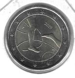 Monedas - Euros - 2€ - Finlandia - SC - 2025 - Atletismo