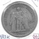 Monedas - Europa - Francia - 820.2 - 1873K - 5 francos - plata - Burdeos