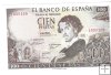Billetes - EspaÃ±a - Estado EspaÃ±ol (1936 - 1975) - 100 ptas - 493 - SC - 1965 - Num.ref: 038100 sin serie