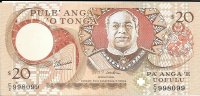 Billetes - Oceania - Tonga - 035 - ebc+ - Año 1995 - 20 pa'anga