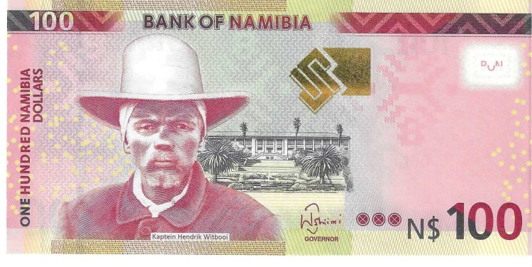Billetes - Africa - Namibia - 14 - SC - 100 dolares - Num.ref: K65962382 - Click en la imagen para cerrar