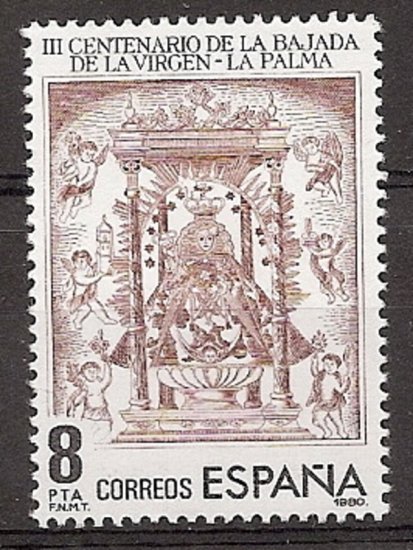 Sellos - Países - España - 2º Cent. (Series Completas) - Juan Carlos I - 1980 - 2577 - ** - Click en la imagen para cerrar
