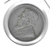 Monedas - Africa - Sudafrica - 5 - 1897 - shilling - plata