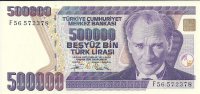 Billetes - Europa - Turquia - 208 - S/C - Año 1993 - 500000 Liras