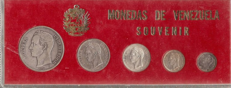 Venezuela - colección 5 monedas - Click en la imagen para cerrar