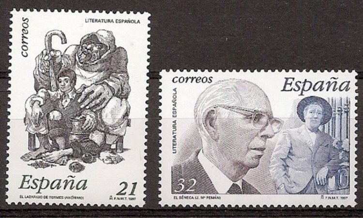 Sellos - Países - España - 2º Cent. (Series Completas) - Juan Carlos I - 1997 - 3483/84 - ** - Click en la imagen para cerrar