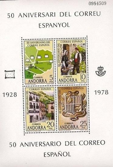 Sellos - Países - Andorra - Correo Español - Series completas - 1978 - 116 - ** - Click en la imagen para cerrar