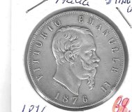 Monedas - Europa - Italia - 8.4 - 1976 - 5 lira - plata