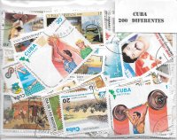 Paises - America - Cuba - 200 sellos diferentes