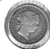 Monedas - EspaÃ±a - Isabel II (1833 - 1868) - 270 - 1859 - Real - plata - Madrid
