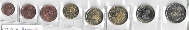 Monedas - Euros - ColecciÃ³n en tiras - Croacia - - 2026 - ColecciÃ³n 8 monedas - Click en la imagen para cerrar