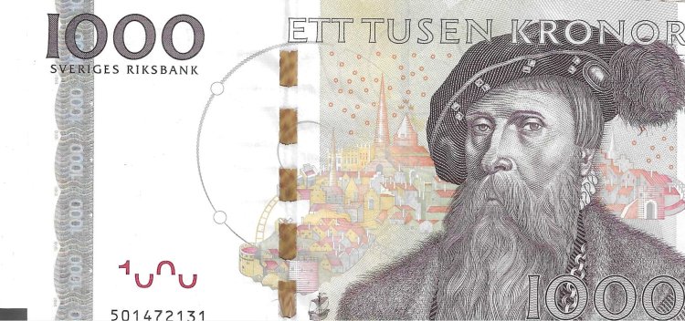 Billetes - Europa - Suecia - 67 - EBC+ - 2005 - 1000 coronas - Num.ref: 501472131 - Click en la imagen para cerrar