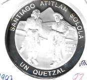 Monedas - America - Guatemala - 285 - 1997 - quetzal - plata