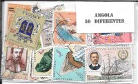 Paises - Africa - Angola - 50 sellos diferentes