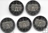 Monedas - Euros - 2€ - Alemania - 2020 - Barndeburgo - Conjunto de 5 monedas