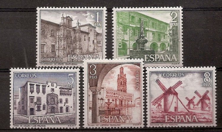 Sellos - Países - España - 2º Cent. (Series Completas) - Estado Español - 1973 - 2129/33 - ** - Click en la imagen para cerrar