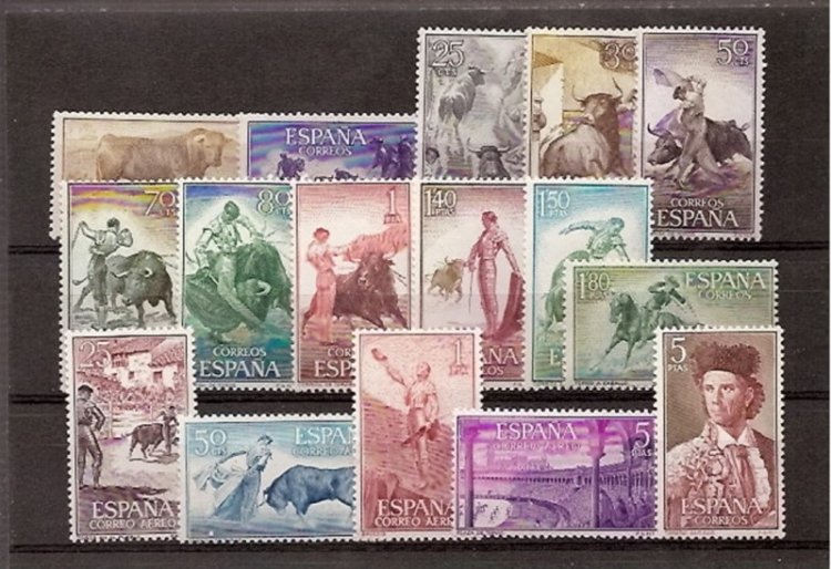 Sellos - Países - España - 2º Cent. (Series Completas) - Estado Español - 1960 - 1254/69 - ** - Click en la imagen para cerrar