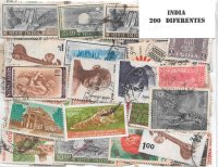 Paises - America - Chile - 200 sellos diferentes