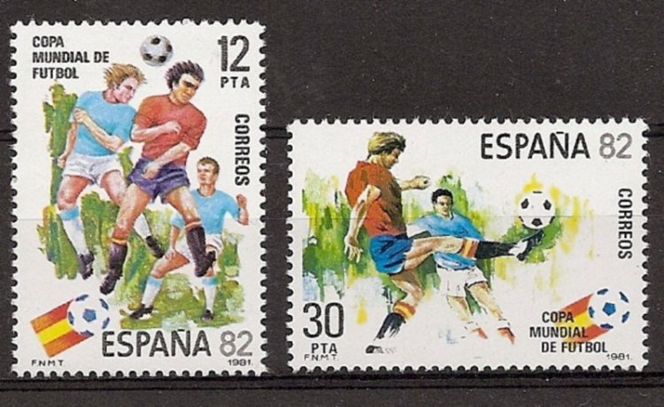 Sellos - Países - España - 2º Cent. (Series Completas) - Juan Carlos I - 1981 - 2613/14 - ** - Click en la imagen para cerrar