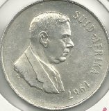 Monedas - Africa - Sudáfrica - 72.2 - Año 1967 - Rand