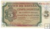 Billetes - EspaÃ±a - Estado EspaÃ±ol (1936 - 1975) - 5 ptas - 459 - SC - 1943 - Num.ref: J2706708