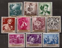 Sellos - Países - España - 2º Cent. (Series Completas) - Estado Español - 1968 - 1854/63 - **