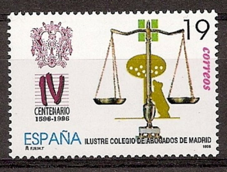 Sellos - Países - España - 2º Cent. (Series Completas) - Juan Carlos I - 1996 - 3417 - ** - Click en la imagen para cerrar