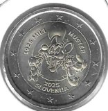 Monedas - Euros - 2€ - Eslovenia - 2025 - Miki Muster