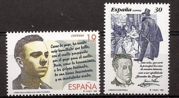 Sellos - Países - España - 2º Cent. (Series Completas) - Juan Carlos I - 1995 - 3356/57 - ** - Click en la imagen para cerrar