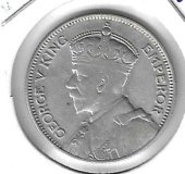 Monedas - Oceania - Nueva Zelanda - - 1934 - shilling - plata