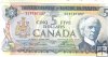 Billetes - America - Canada - 87 - SC - 1972 - 5 dolares - Num.ref: SU9787437