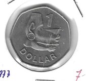 Monedas - Oceania - Islas Salomon - 6 - 1977 - dolar