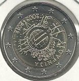 2€ - Eslovenia - SC - Año 2012 - Decimo aniversario del euro  