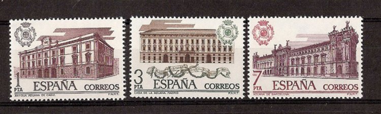 Sellos - Países - España - 2º Cent. (Series Completas) - Juan Carlos I - 1976 - 2326/28 - ** - Click en la imagen para cerrar