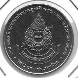 Monedas - Asia - Thailandia - 9a - Año 2015 - 20 baht