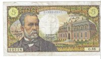 Billetes - Europa - Francia - 146 - MBC- - 1967 - 5 francos - Num.ref: 43526