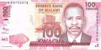 Billetes - Africa - Malawi - 59a - SC - AÃ±o 2012 - 100 kwacha - num. ref: 9733978