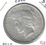 Monedas - America - Estados Unidos - 150 - 1923 - dolar - plata