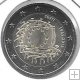 Monedas - Euros - 2€ - Estonia - Año 2015 - Bandera