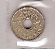 Juan Carlos I (pesetas) - 1996 - 025 pesetas