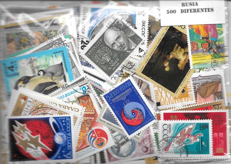 Paises - Europa - Rusia - 500 sellos diferentes - Click en la imagen para cerrar