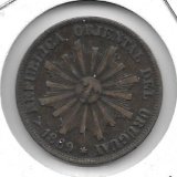 Monedas - America - Uruguay - 11 - 1869H - ctm