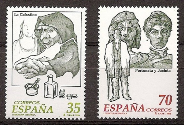 Sellos - Países - España - 2º Cent. (Series Completas) - Juan Carlos I - 1998 - 3538/39 - ** - Click en la imagen para cerrar