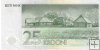 Billetes - Europa - Estonia - 73 - SC - 1991 - 25 krooni - Num.ref: AD270885